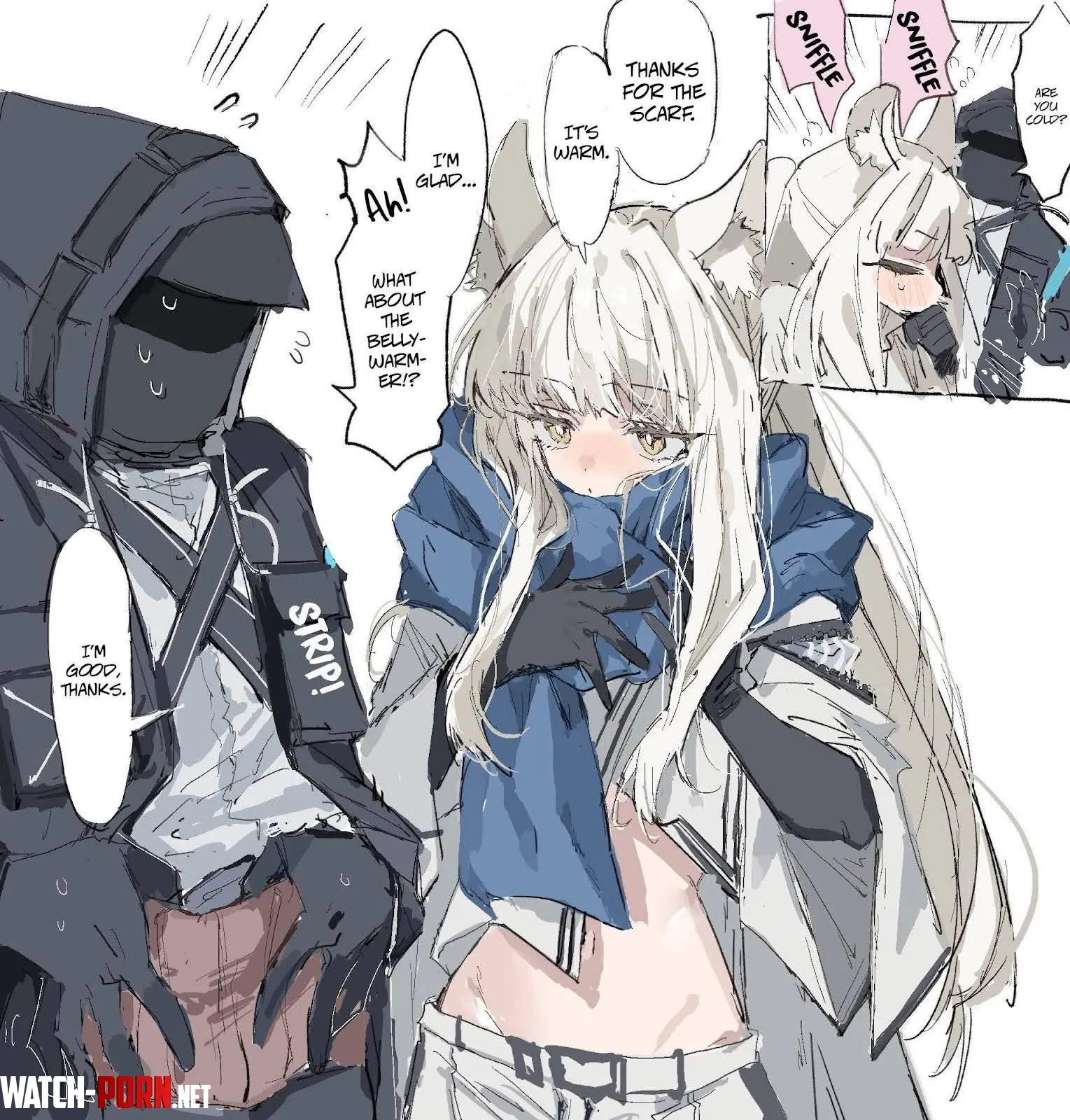 Platinum Arknights by DepressedDepressor