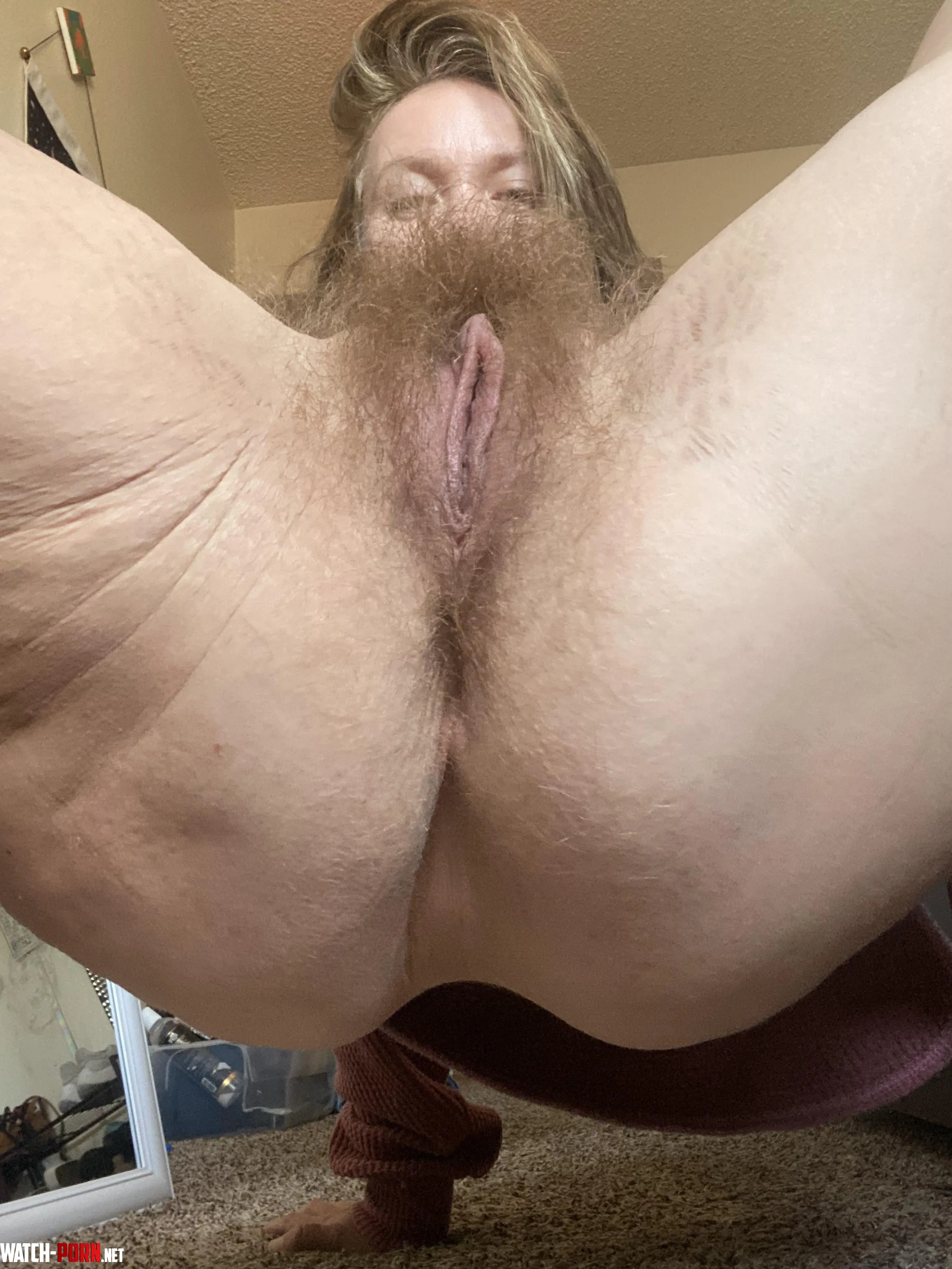 Presenting my fluffy Rug and fat ass  by SpitInMyMouth420_