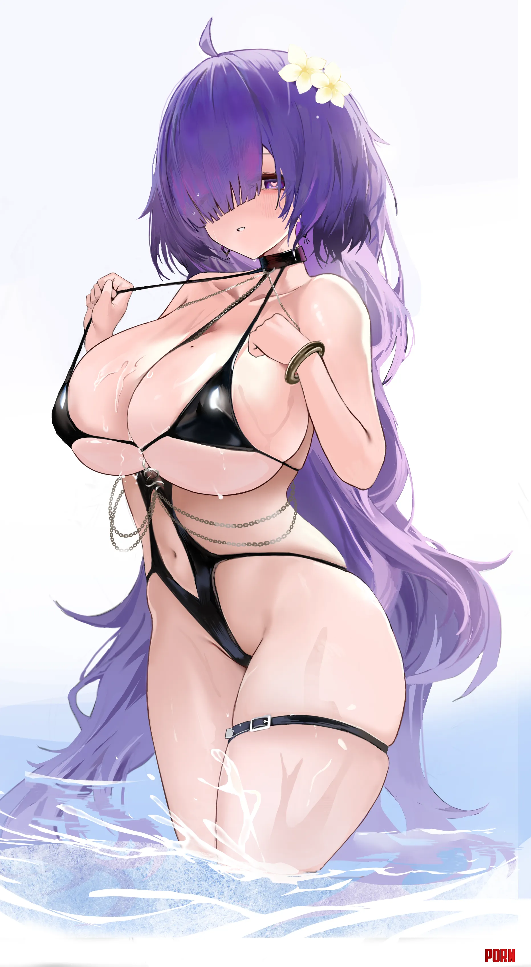 Thick swimsuit Mogador Azur Lane by marxsander2016