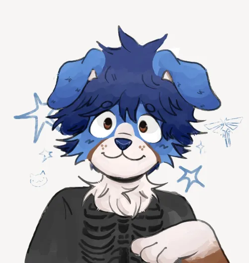 Thumbnail Unveiling Dog Guy Art by zoquettee in the furry dimension