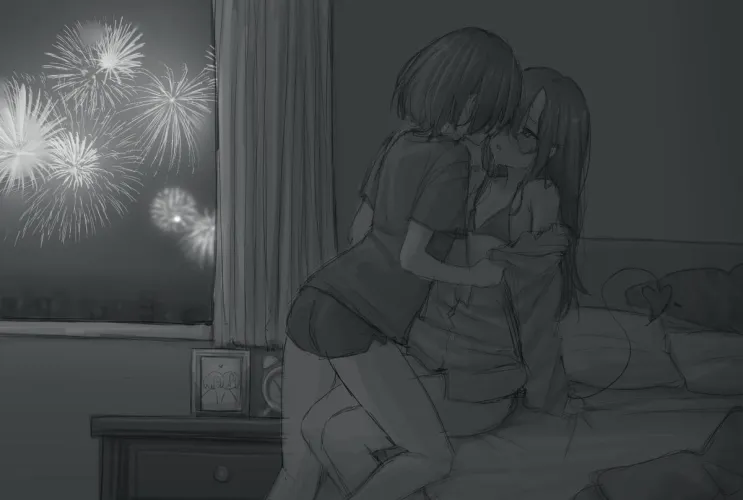 Thumbnail Celebrate New Year with soul_in_a_body000's Original Yuri