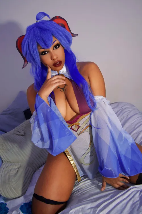 Thumbnail venuslyxx Displays Ganyu Cosplay Expertise in cosplaygirls Field