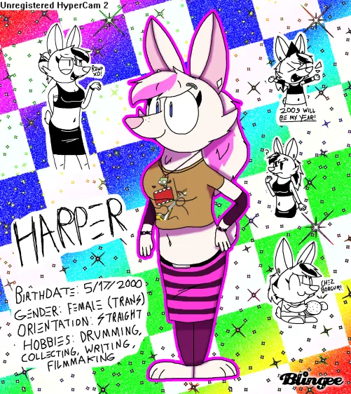 Thumbnail Artistic Creation: Harper the Scene Bunny | RickySmith2005