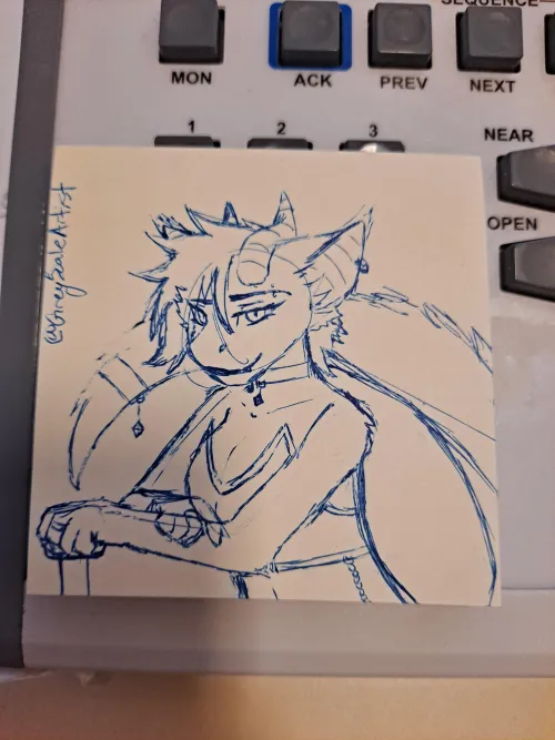 Thumbnail Doodling at Work Part 13 by GreyScale13579 | Furry Fun