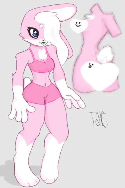 Thumbnail satansphincter Presents: Pink Bun Adopt Art for furry Admirers