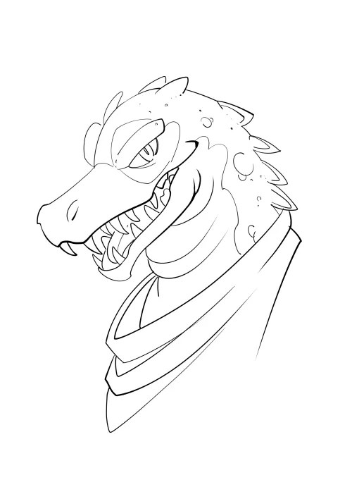 Thumbnail Gator Sketch Art: Intriguing Furry Creations by InternalSense