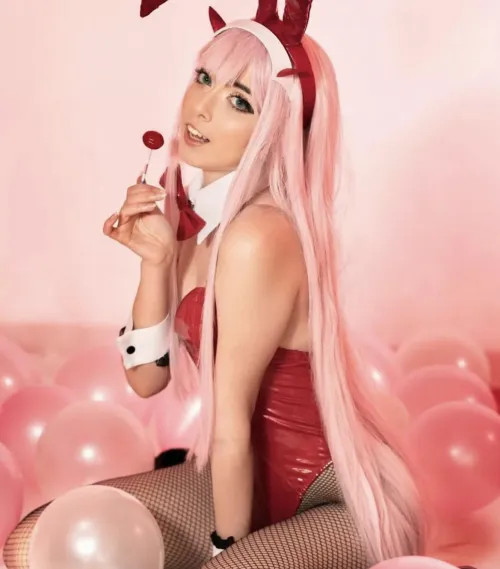 Thumbnail Zero Two Bunny by Aikabun: Stunning Cosplaygirls Edition