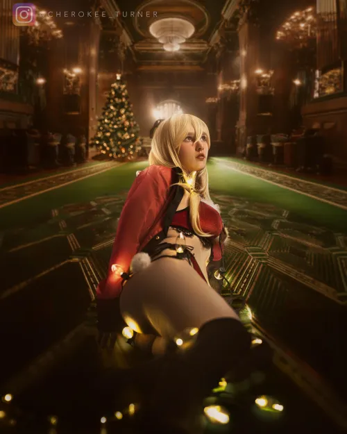 Thumbnail Mary Saotome Christmas Cosplay - Kakegurui Fun | cosplaygirls