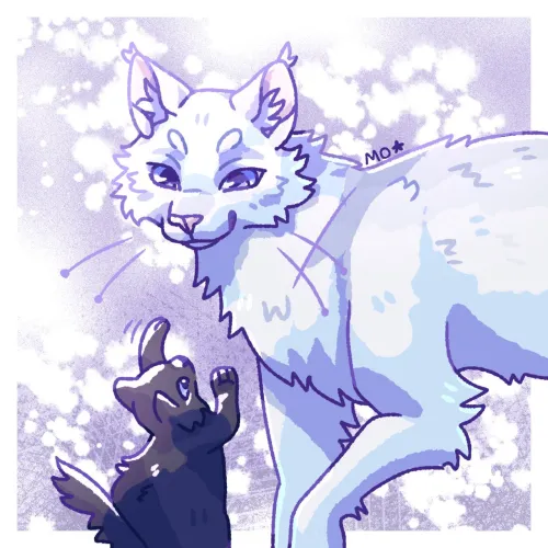 Thumbnail Fuzzy Mama: A Furry Creation by Ghostie-does-art