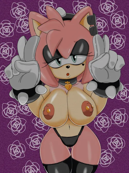 Thumbnail Amy Rose Gatakoart by AnotherBoludoUser