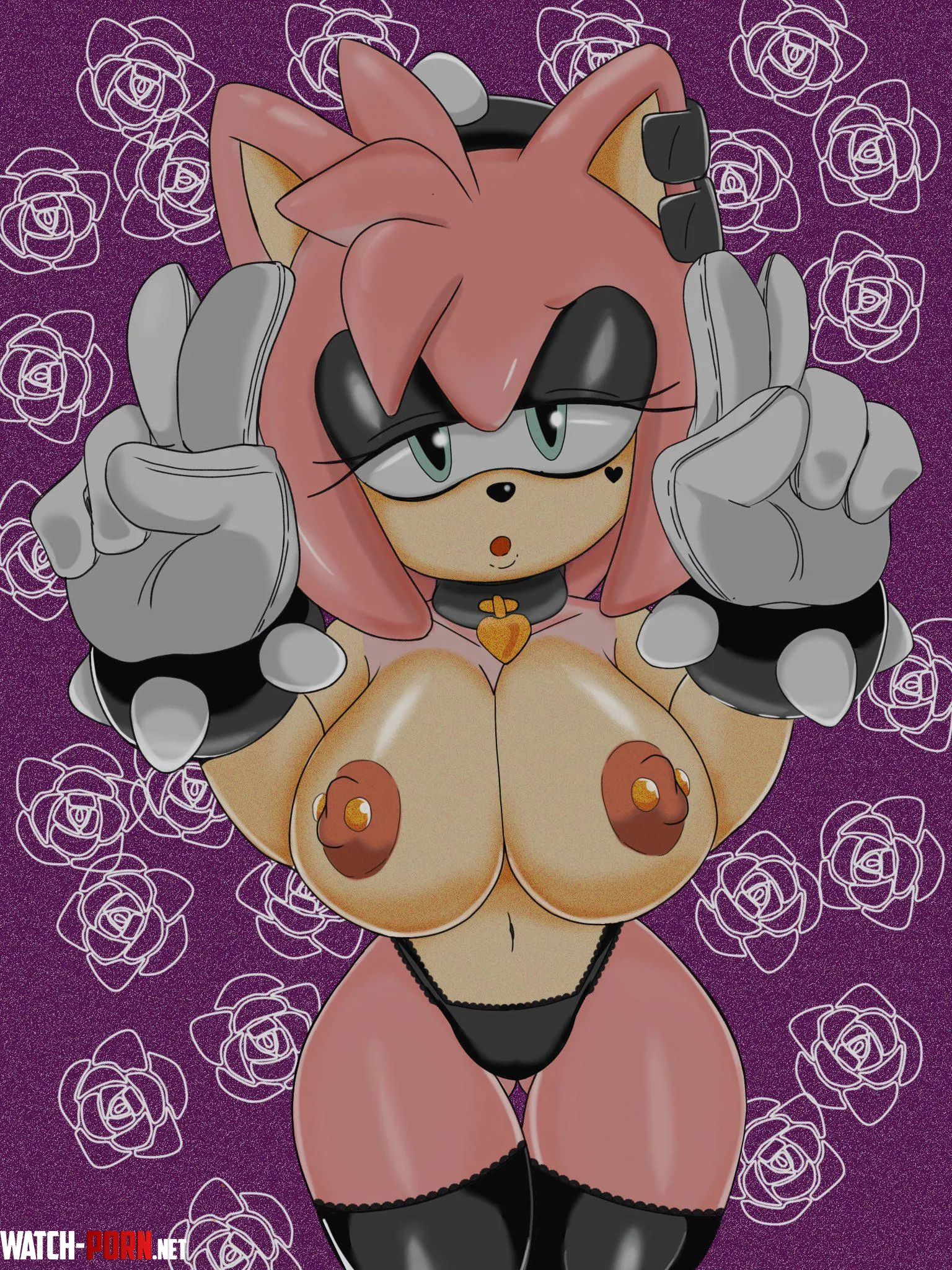 Amy Rose Gatakoart by AnotherBoludoUser