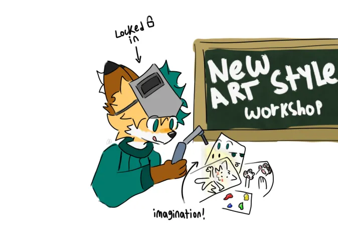 Thumbnail Tips on Creating a New Art Style by Civilhs | Furry Art Guide