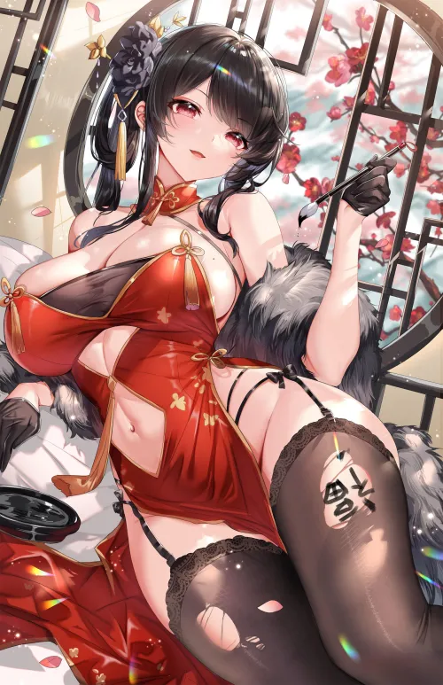 Thumbnail Chen hai from Azur Lane: Exploring the Ecchi Realm