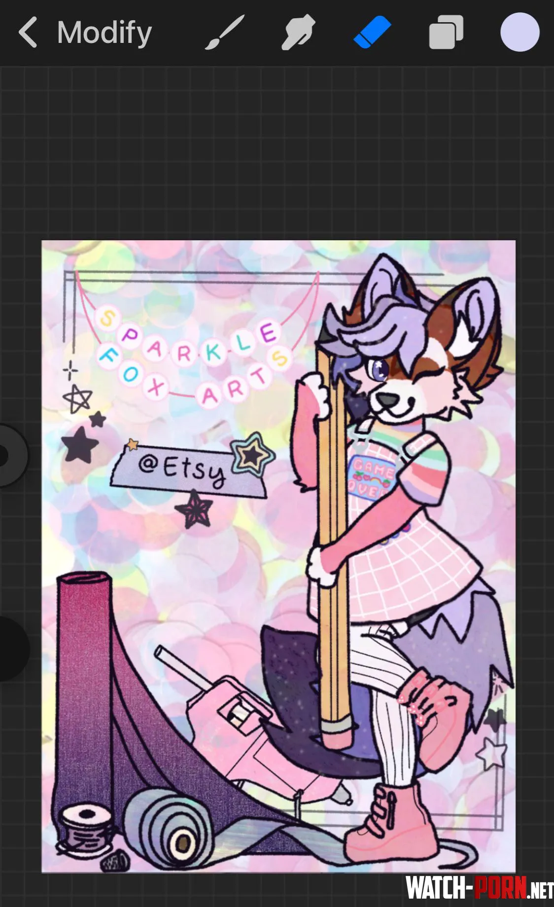 Business Card WIP Im the artist by StellaSparkleFox