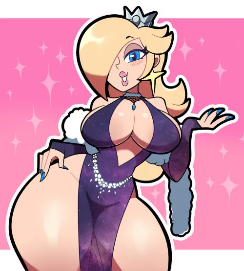 Thumbnail Bazaarthrone's Latest: New Year Rosalina ScottFalco Super Mario in Rule34