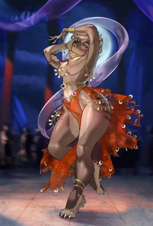 Thumbnail Belly Dancer F AndyTakker - A_MASSIVE_PERVERT's Yiff Piece