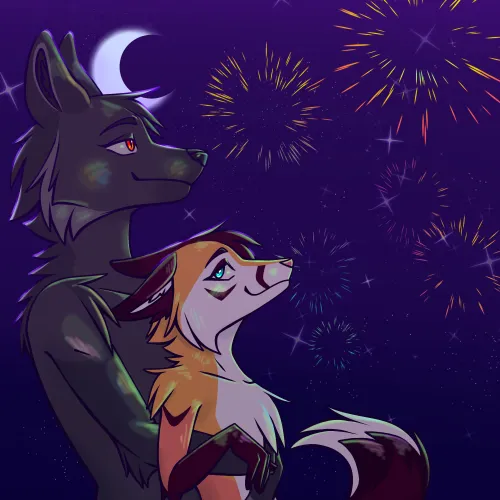 Thumbnail FluffyRUwUster Celebrates New Year with Art in the furry Community