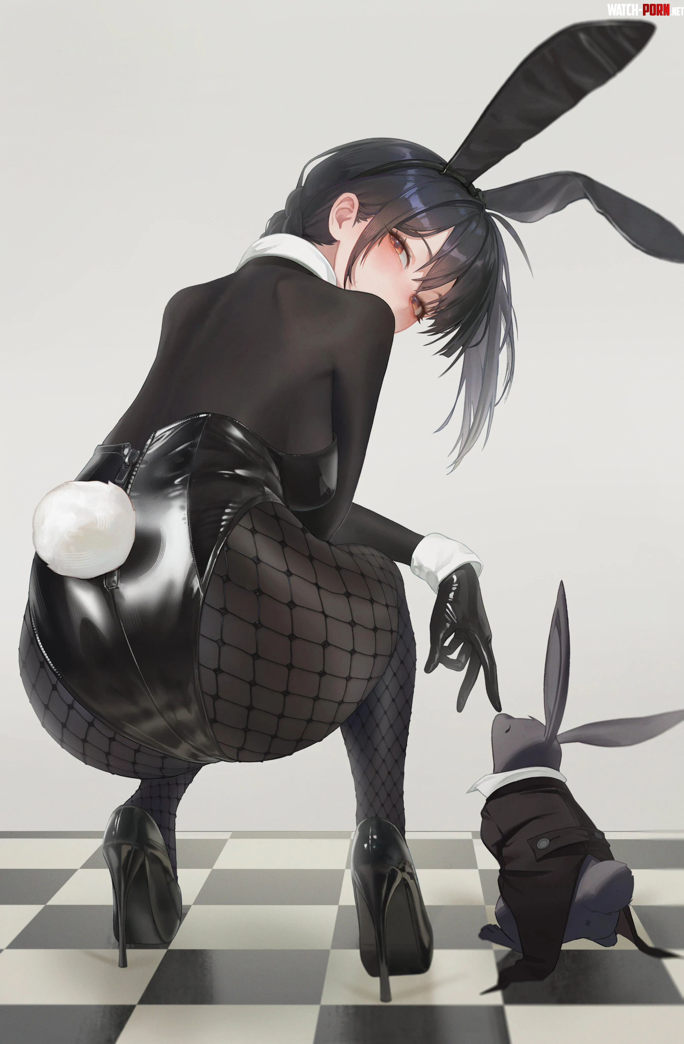 Black Bunny Girl  by CheetahSperm18