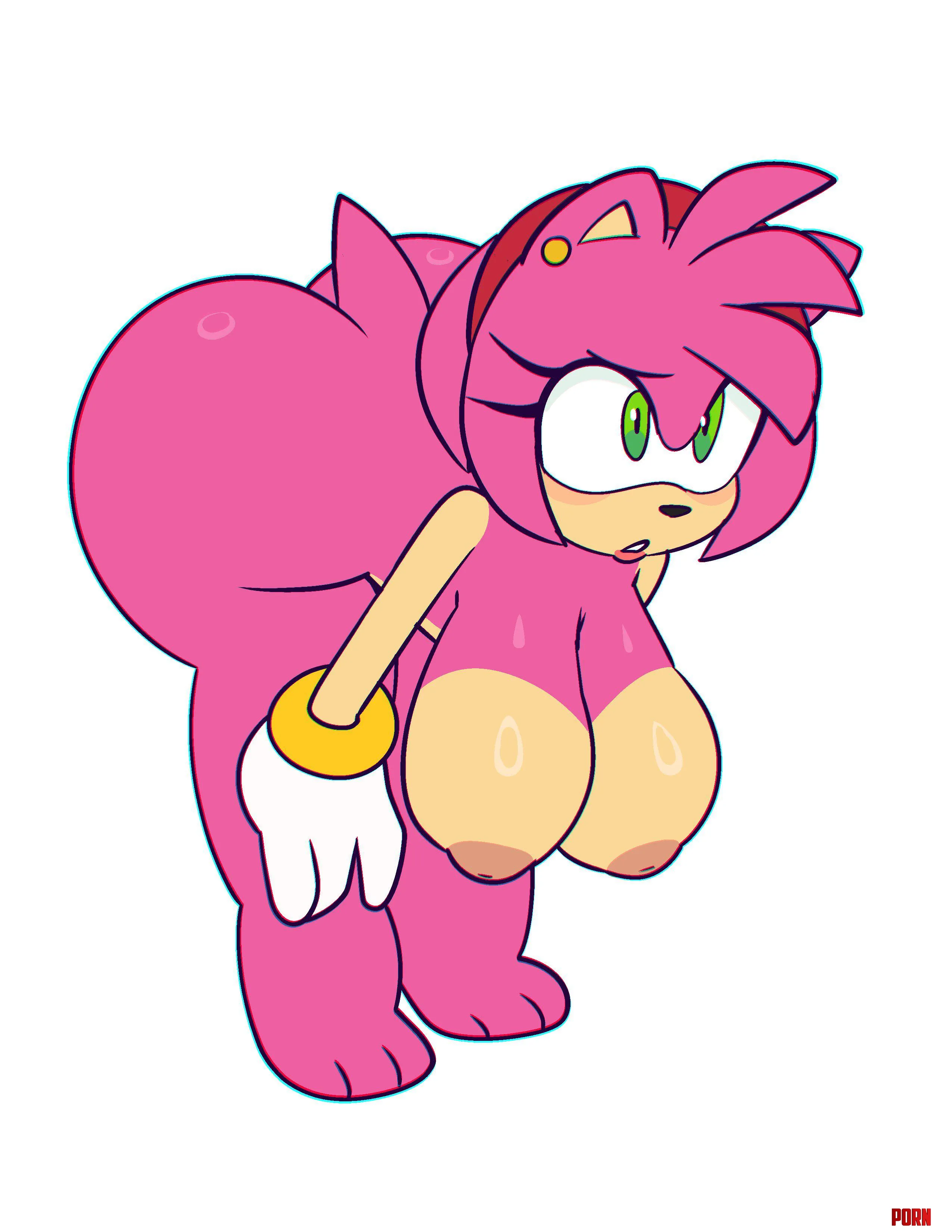 Cute Thicc Amy MonaMania by AyoSimp87