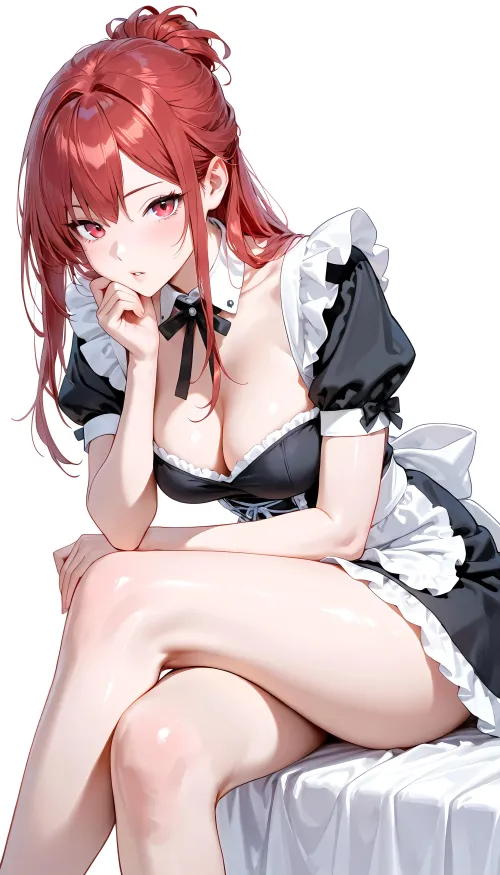 Thumbnail Redhead Maid Story - thighdeology Category by CheetahSperm18