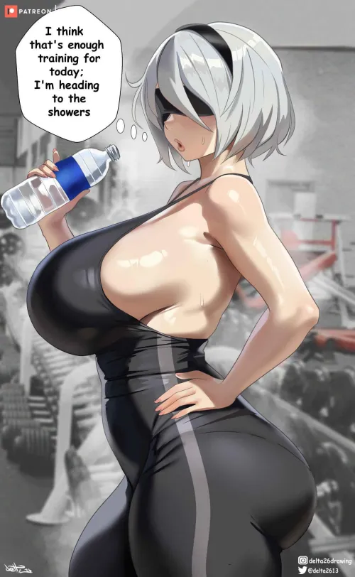 Thumbnail Engage in the World of 2Booty with 2b delta26nier automata - avin8701