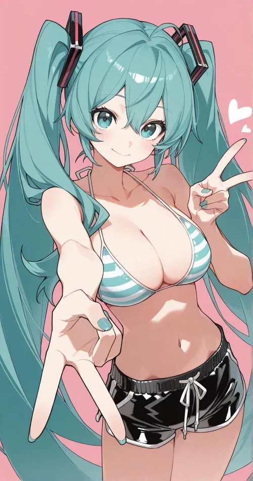 Thumbnail Hatsune Miku Vocaloid Anime - animemidriff Category by CheetahSperm18