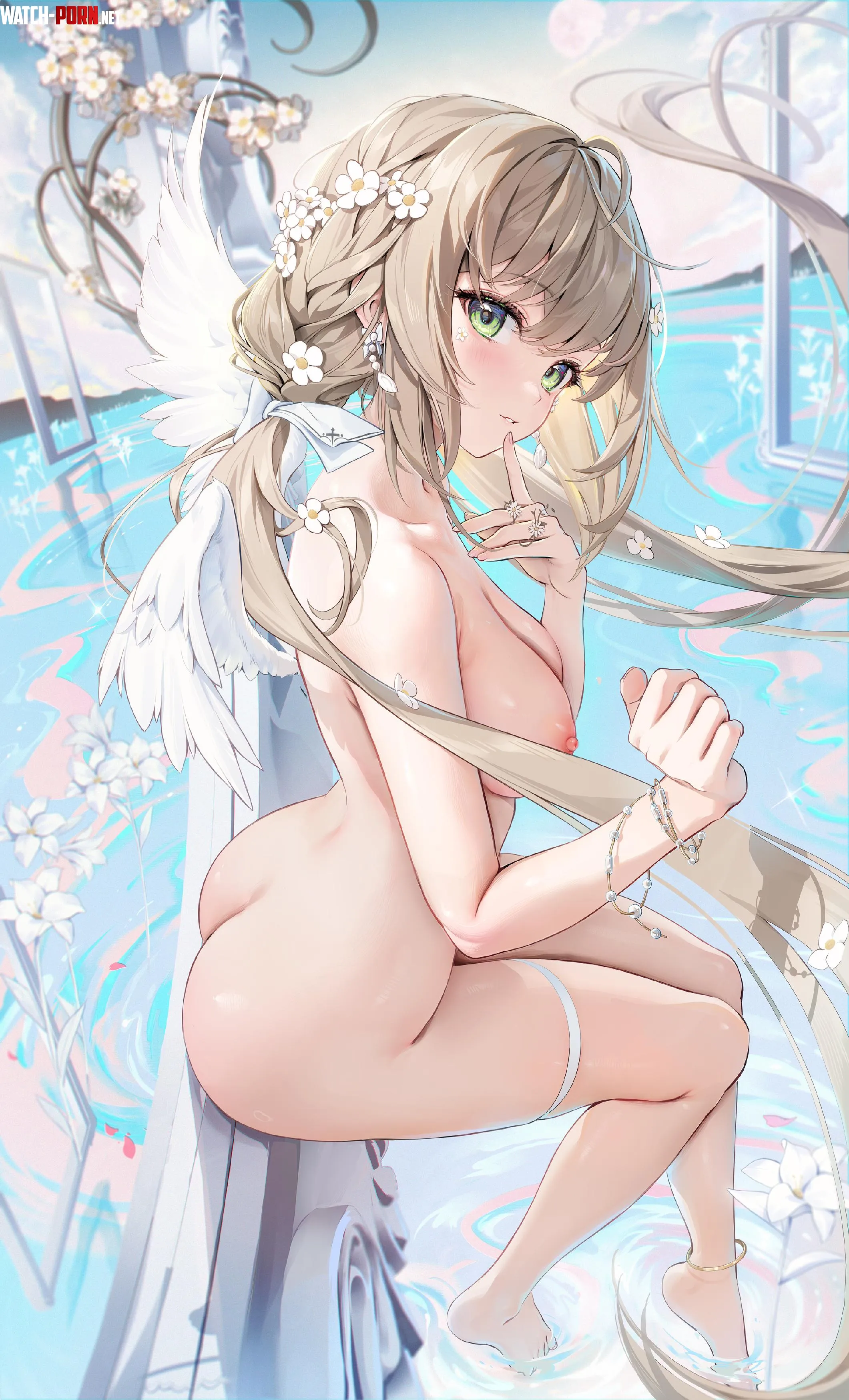 Naked angel girl by ApprehensiveMap8875