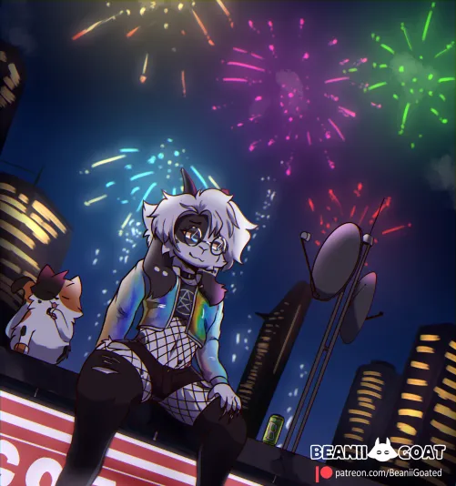 Thumbnail Beanii-Goated Wishes You a Happy New Year in the Furry Category