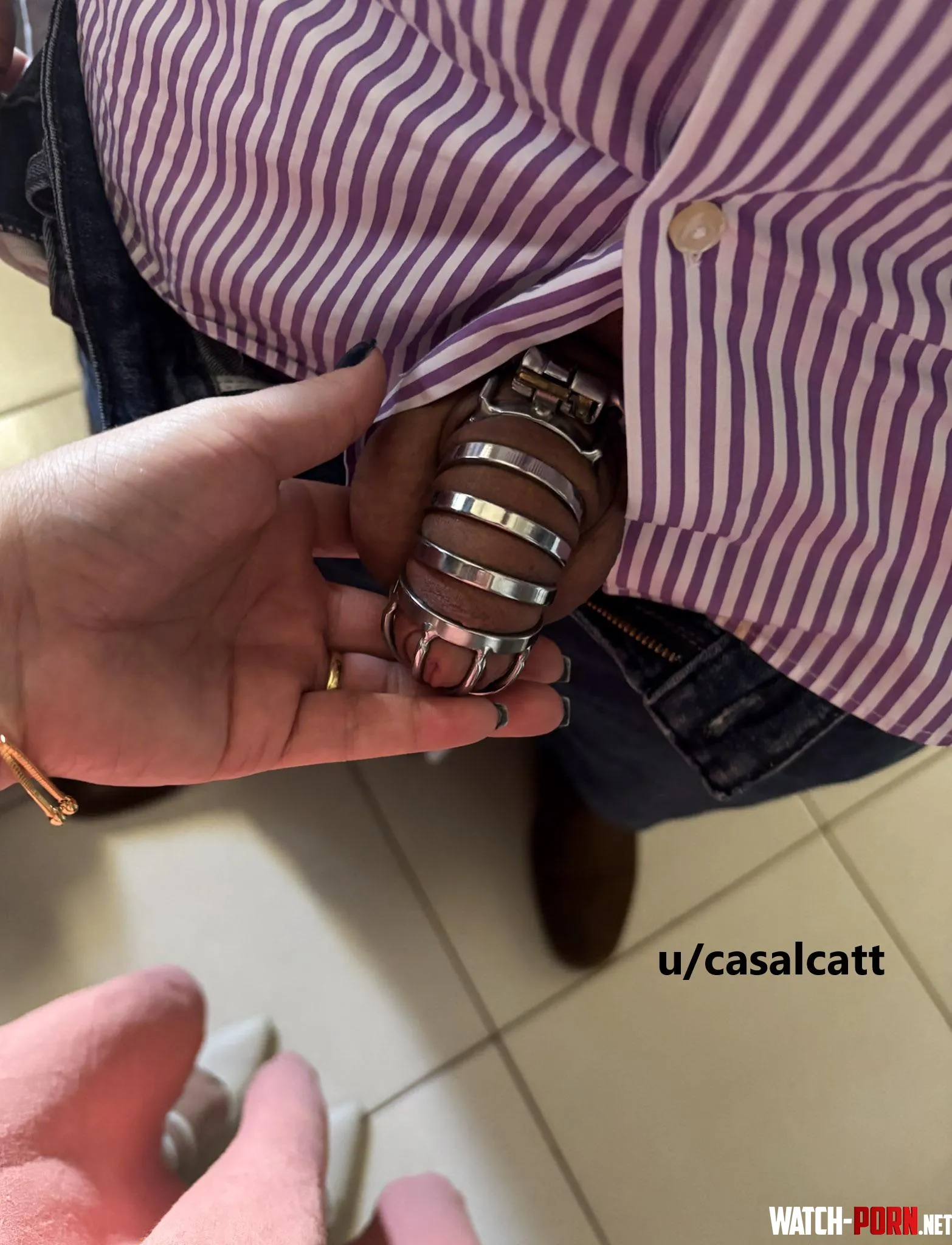 Morning check A welltrained cuckold is much better much more useful Like my property it is now only touched when I allow it My new boyfriend prefer to see him this way by casalcatt