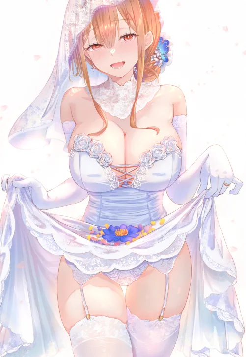 Thumbnail Neilgotbig8 Presents Gahamama in a Wedding Dress in AnimeMILFS