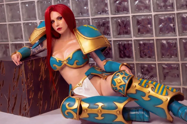 Thumbnail cosplaygirls: Witness the Epic Space Marine Cosplay by Peppycos