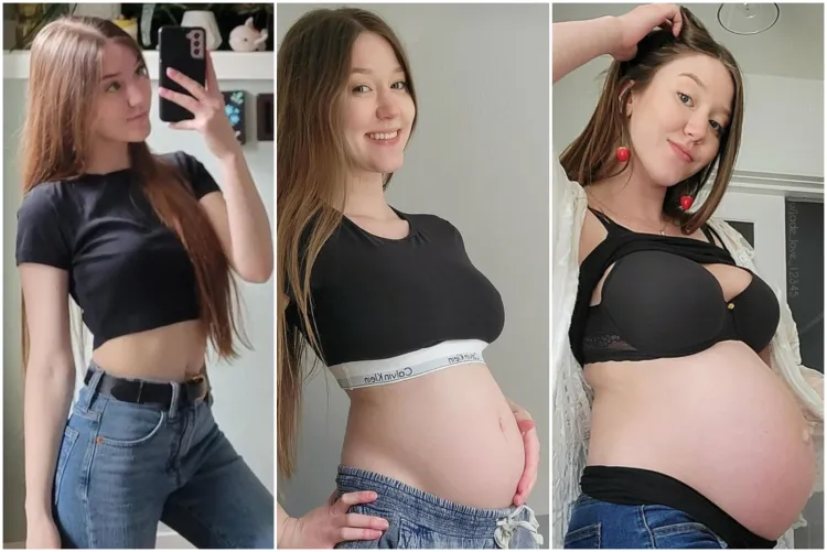 Thumbnail Journey through Pregnancy Phases in pregnantporn by jade_love_12345