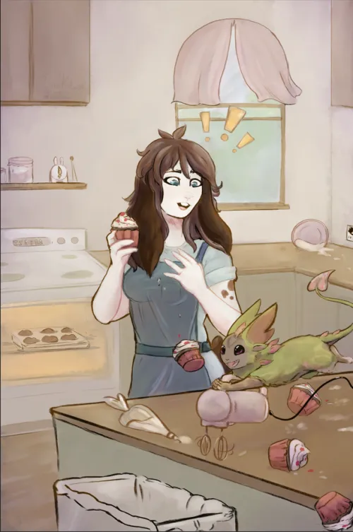 Thumbnail Jarlium Cooks Up 'Kitchen Madness TsuneKitsune' - Furry Fun Await