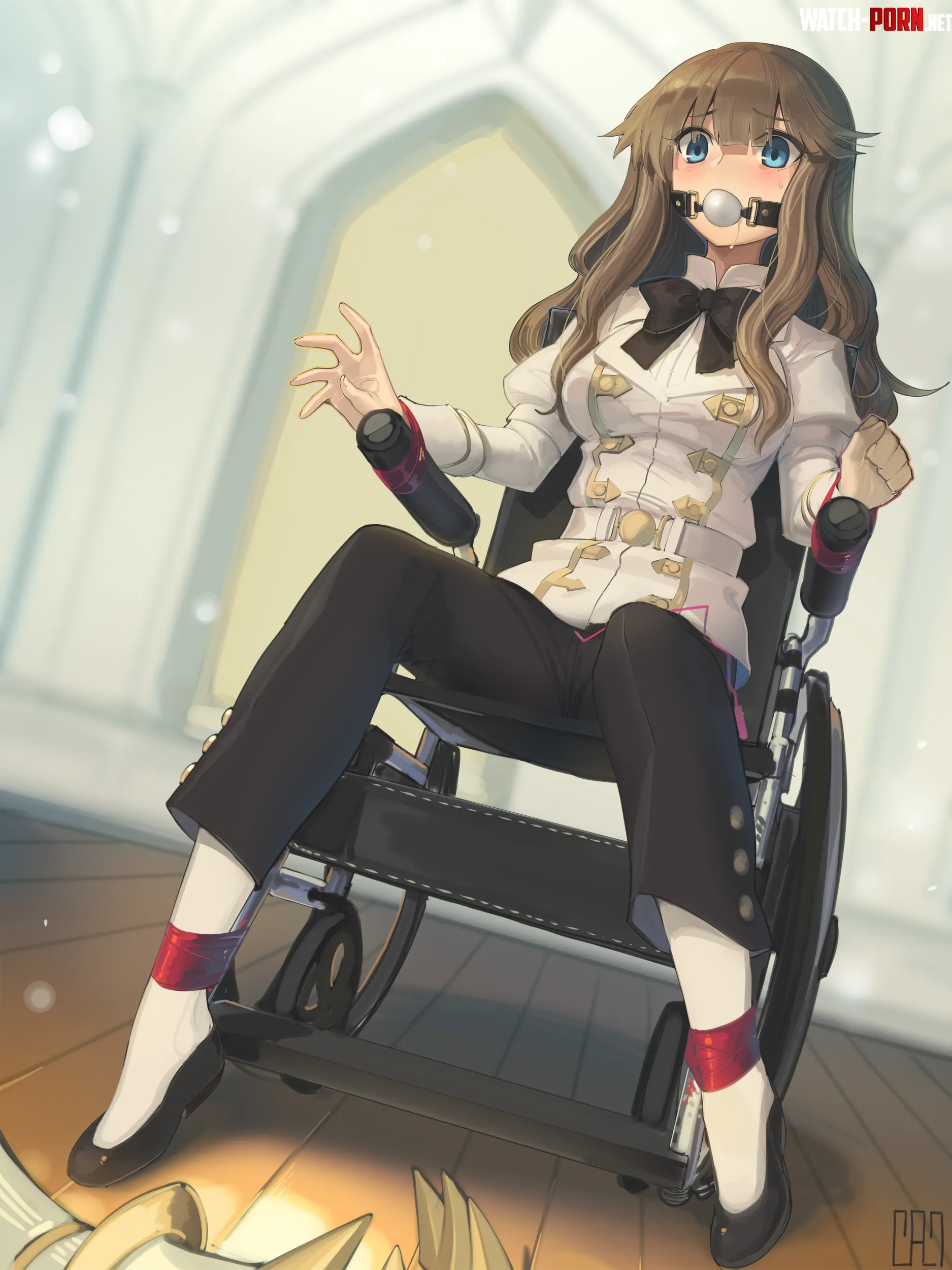 I love the idea of tying a woman to a wheel chair you can take her wherever you want and she can do nothing but struggles helplessly by Practical-Wheel4636