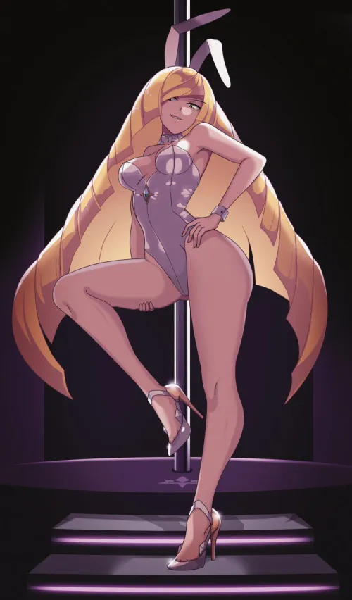 Thumbnail Lusamine from Pokemon by Vivivoovoo - Dive into the World of AnimeMILFS