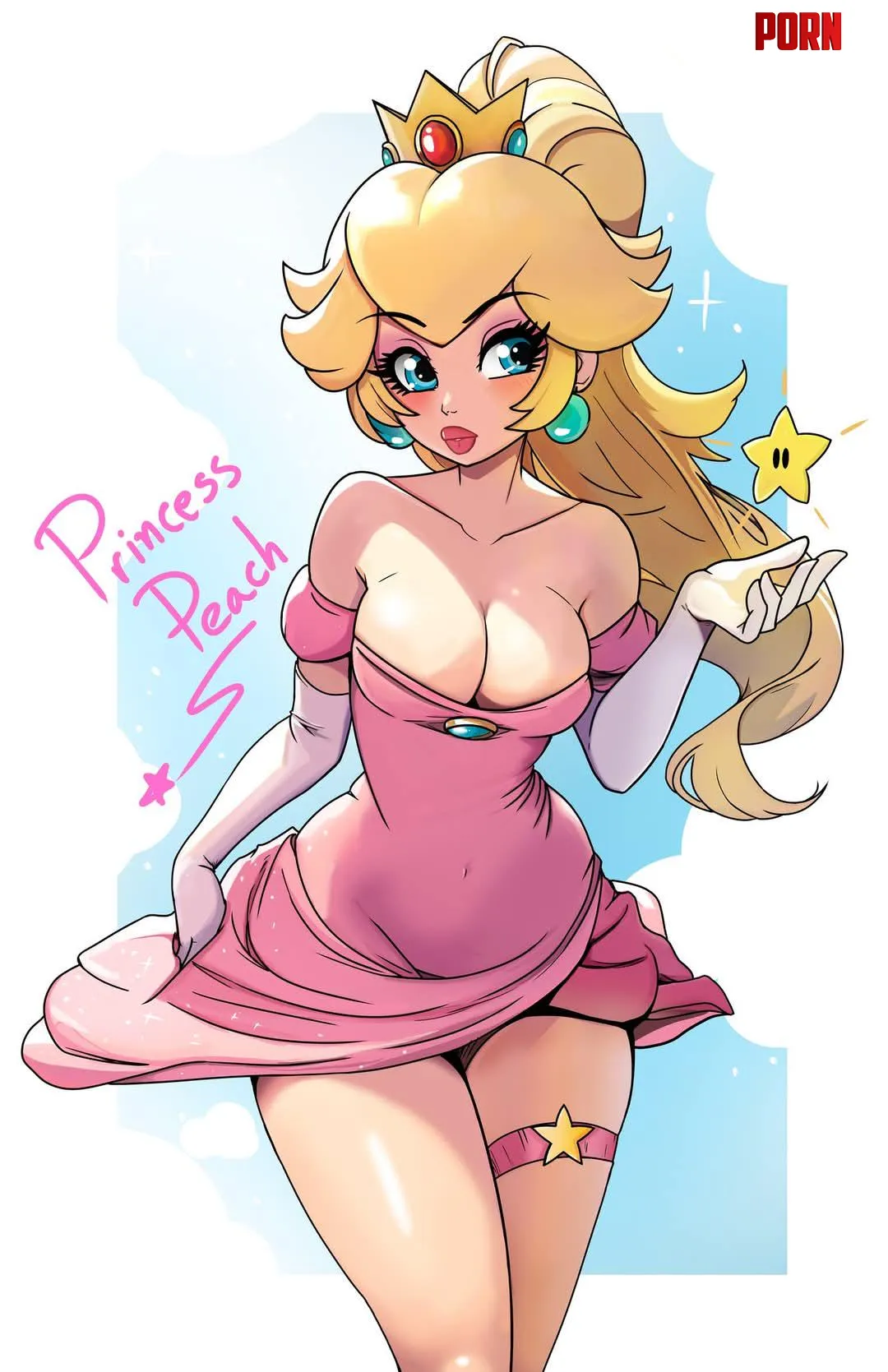 Princess Peach by Cosmic Heart Attacks by Cosmic-heart-Attacks