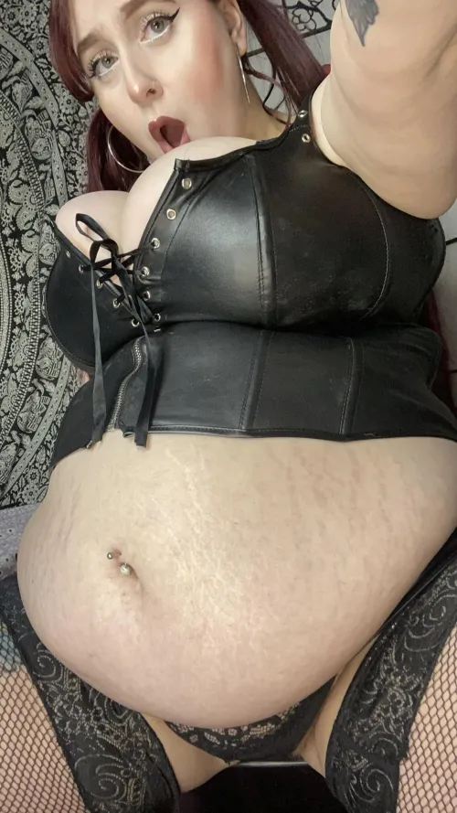 Thumbnail Feeling Tight in This Corset by bambixxlynn | Stuffers