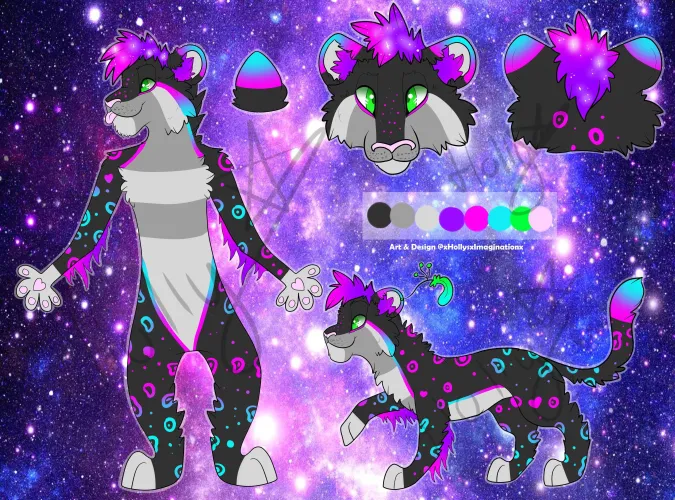 Thumbnail Leopard Adopt: Discover HollyFlowerPower's Furry Art