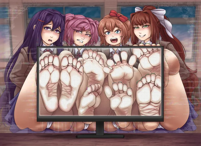 Thumbnail Doki Doki Feet Club Manifesto by Author Oiddra in DDLCRule34 Universe