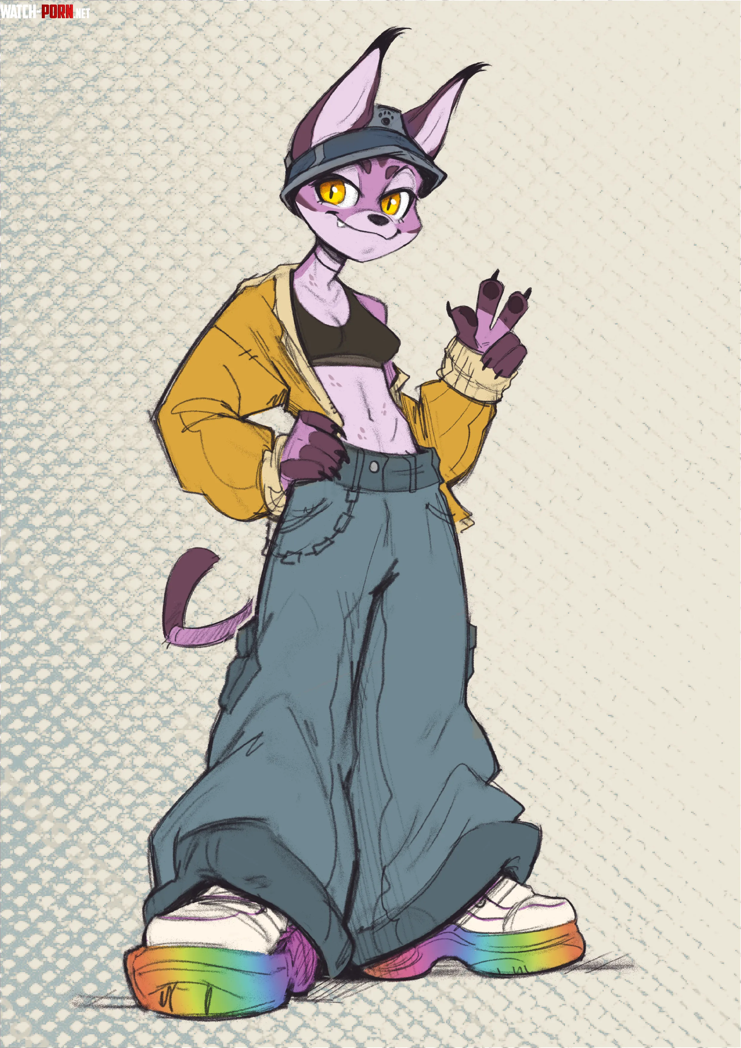 My sona wearing the stuff I wear irl  by Jasplyn