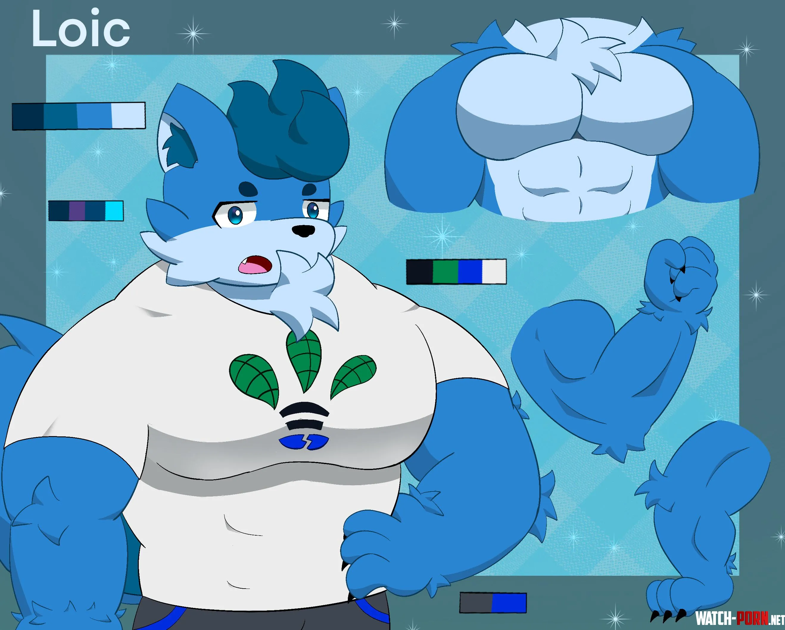 New reference sheet for Loic by Kuma5252