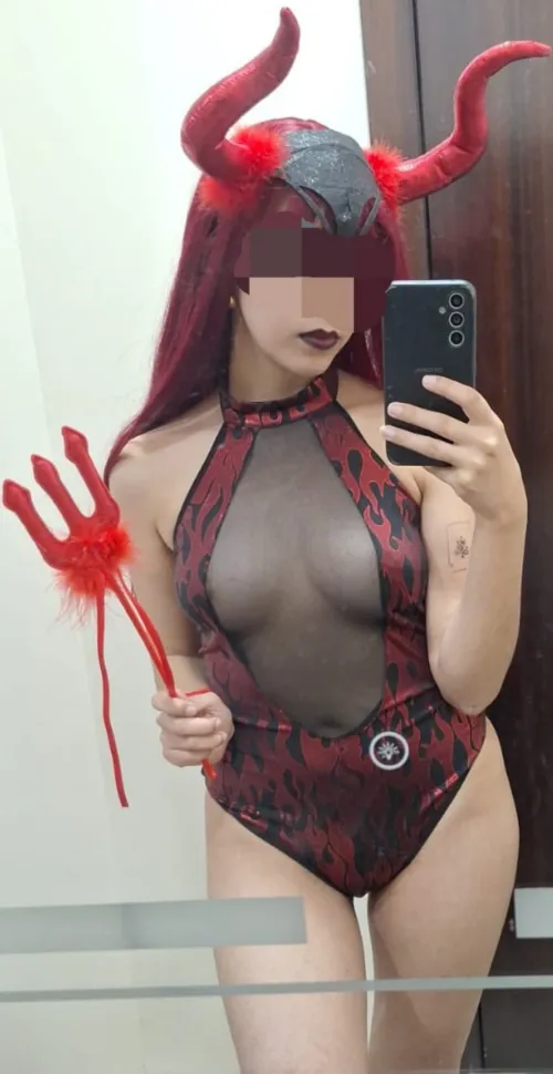 Thumbnail Embrace the Dark Side: SexyW_witch666's Alluring NSFW Costume Adventures