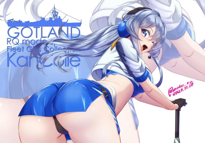 Thumbnail llamanatee Presents Race Queen Gotland Butt: A Tale of AnimeBooty