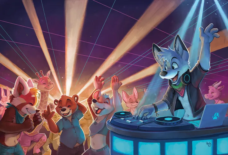 Thumbnail Let's Party: Frolic Party by Pandapaco in Furry World