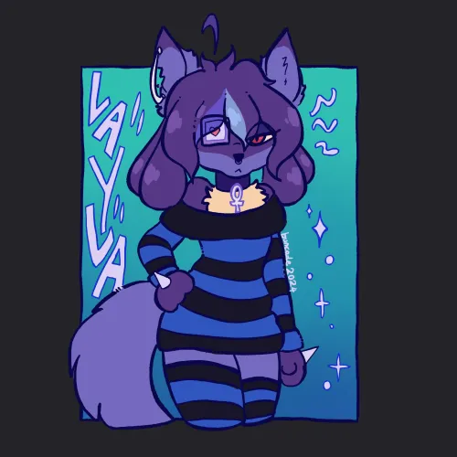 Thumbnail Meet Layla: My Goth Lucario Girl by bluubuns in the Furry Category