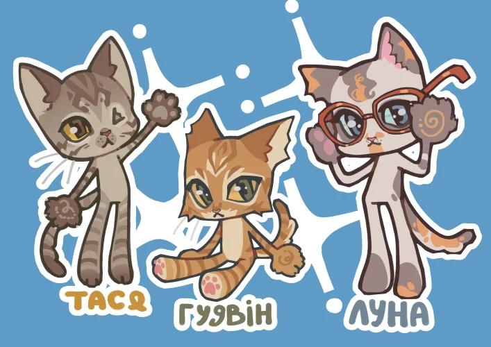 Thumbnail Charity art I did for animal shelter featuring real kittens from shelter by icamefromobesetoad