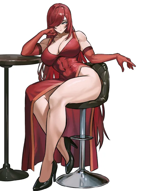 Thumbnail TheTMoneyMan Presents 'Lady in Red Zeon J' in fitdrawngirls Category