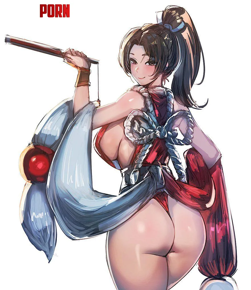 Mai Shiranuis plump ass KOF by Terran117