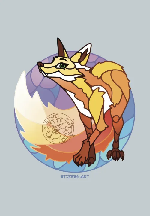 Thumbnail Captivating Fox Art by stirren34 | Dive into Furry World