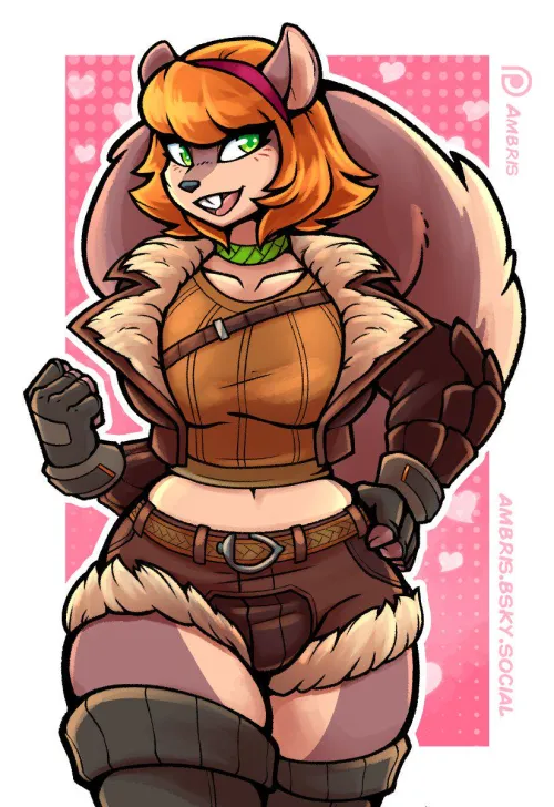 Thumbnail Squirrel Girl turns Furry Art by Able_Health744